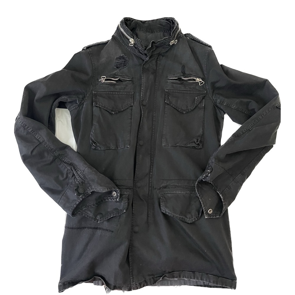 Christophe Decarnin for Balmain 2009 Navy Military Jacket Size 50 Euro